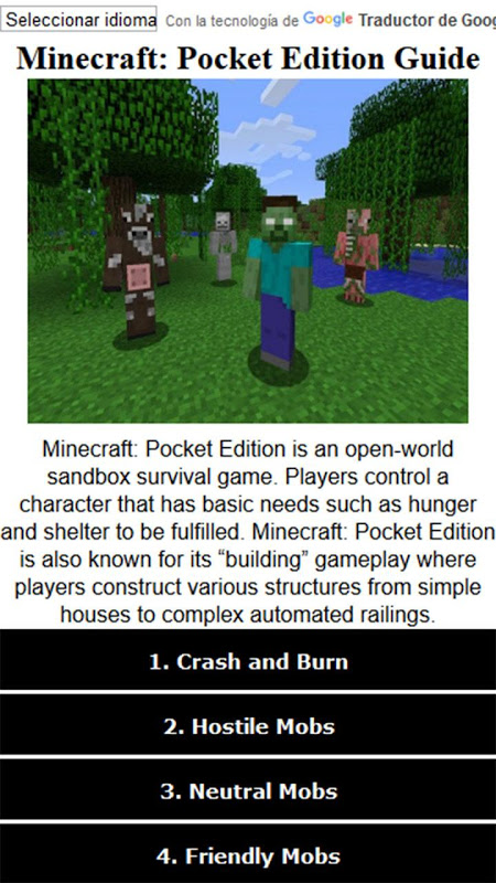 New Minecraft: Pocket Edition Guide APK for Android Download