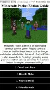Guía de Minecraft Pocket screenshot 0