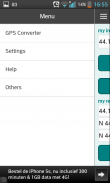 GPS coordinates converter screenshot 4