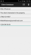 Client Database screenshot 2