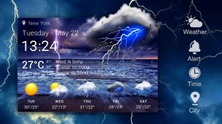 Real-time weather display screenshot 10