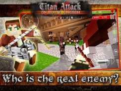 Titan Attack on Block Kingdom screenshot 5