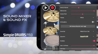 Simple Drums Pro - ชุดกลอง screenshot 2