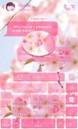 Sakura GO Keyboard Theme screenshot 3