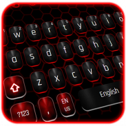 Keyboard Hitam Klasik Merah screenshot 3