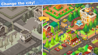 Town Blast: Home Decoration & Candy Puzzles screenshot 1