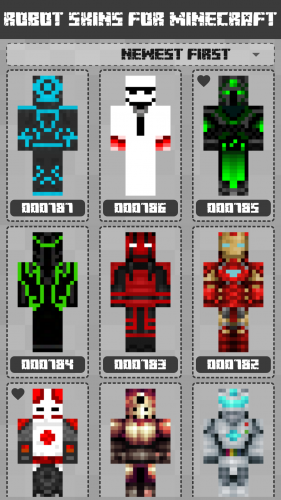 Robot Skins for Minecraft PE screenshot 2