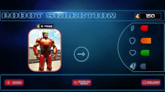 Flying Police Robot Cop Car : City Wars screenshot 7