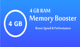 4 GB RAM Memory Booster - AppLock screenshot 1