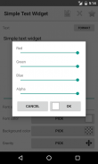 Simple Text Widget screenshot 3