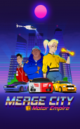 MERGE CITY: MOTOR EMPIRE - Car Idle Racing Game screenshot 5