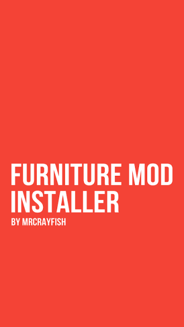 Furniture Mod Installer  Download APK for Android - Aptoide