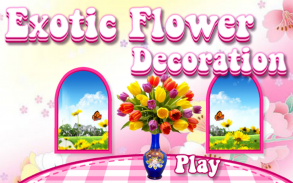 Decoration Game-Exotic Flower screenshot 0