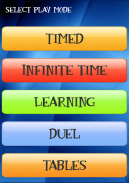 Multiplication Tables - Free Math Game screenshot 1