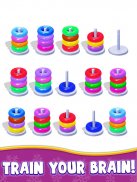 Hoop Stack Sort Puzzle 3D Game screenshot 6