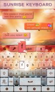 Sunrise GO Keyboard Theme screenshot 3