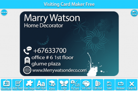 Visiting Card Maker Free screenshot 2