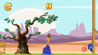 Portal Gun Game 2D : Stone Age Hero (Hunger) screenshot 0