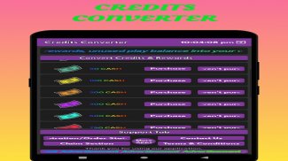 Credits Converter screenshot 1