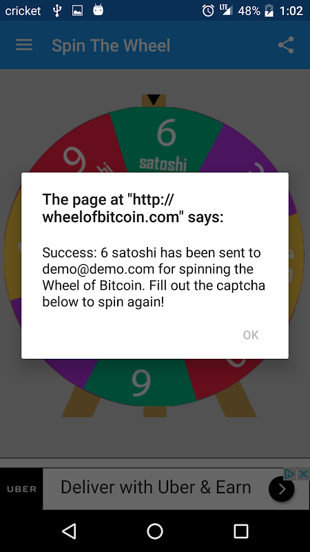 Wheel of bitcoin apk коды для биткоин майнер роблокс 2021