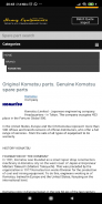 Komatsu parts online - Original and Aftermarket screenshot 4