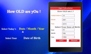 Age Calculator screenshot 0