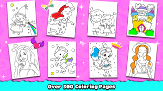 Princess Coloring Book Games screenshot 4