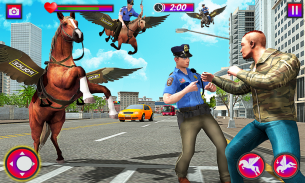 Flying Horse Police Chase Sim screenshot 3