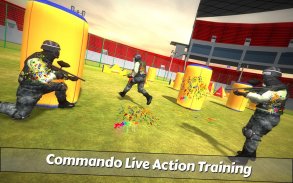 PaintBall射击竞技场3D：军队打击训练 screenshot 0
