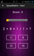 Speedmaths - Brain Game. screenshot 4