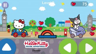 Hello Kitty petualangan balap mobil screenshot 0