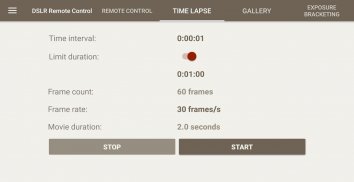 DSLR Camera Remote Control screenshot 1
