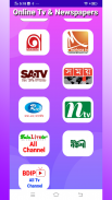 Live tv all newspaper - Mini browser screenshot 2