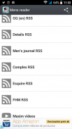 Men's magazines rss-reader screenshot 1