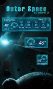 OUTERSPACE THEME GO WEATHER EX screenshot 1