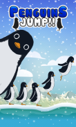 Penguins Cartoon Jumping & Tap to Running Adventure Jump Kids Game screenshot 0