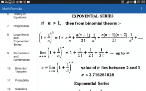 Math Formula for 11th 12th screenshot 1