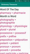 Dictionary Thesaurus :traductor - word - translate screenshot 1