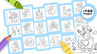 Family Love Coloring Book screenshot 5