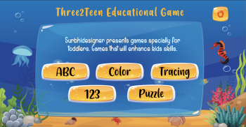 Three2Teen: Educational Games screenshot 2