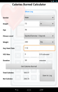 Calories Burned Calculator screenshot 6