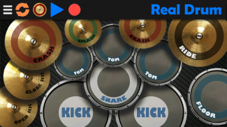 Real Drum: bateria eletrônica screenshot 2
