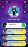 Cartoon Cat Hop Tiles Edm Rush Games screenshot 0