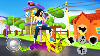 Cartoon Fighting Game 3D : Superheroes screenshot 0
