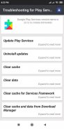 Troubleshooting for Play Services screenshot 0