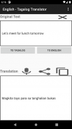 English - Tagalog Translator screenshot 4