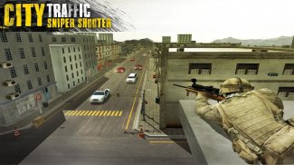 City Traffic Sniper Shooter 3D screenshot 12