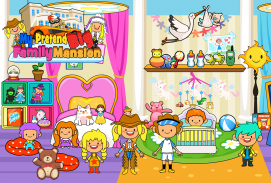 My Pretend Family Mansion - Big Friends Dollhouse screenshot 0