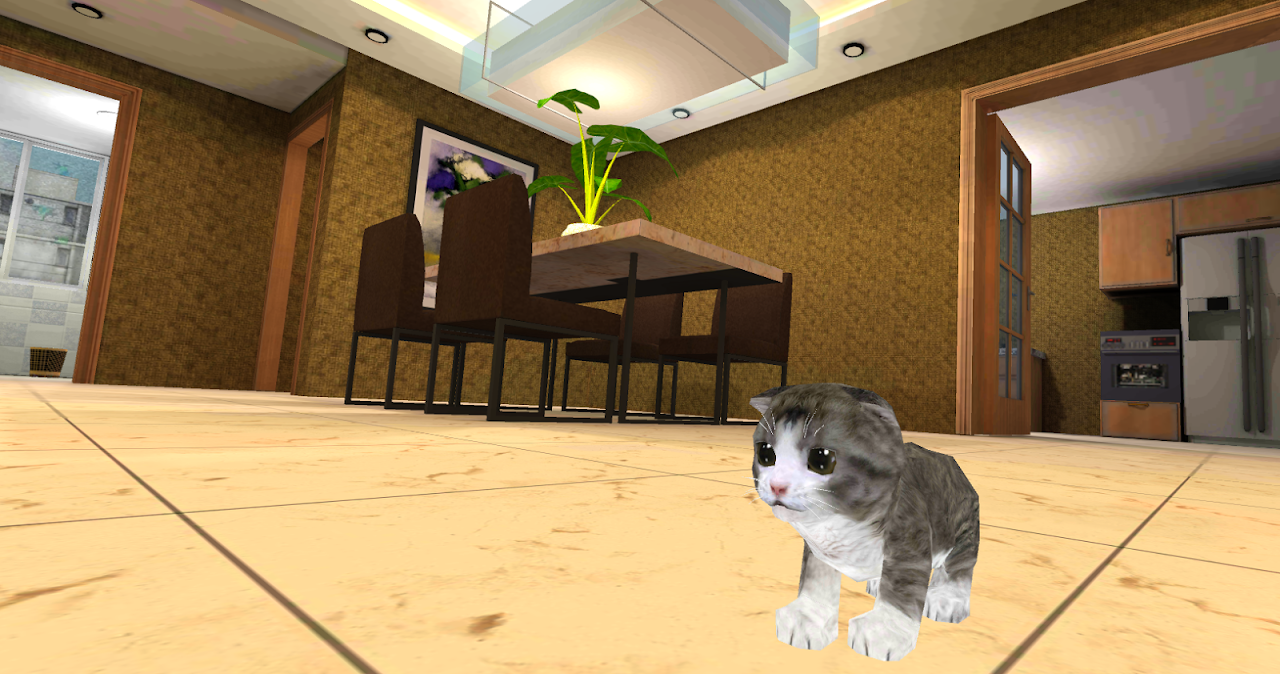 Gatinho casa aventura artesanato simulador 3D: louco gatinho gato