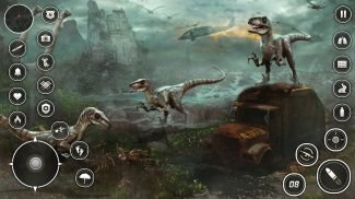 Dinossauros reais que caçam 3D screenshot 2